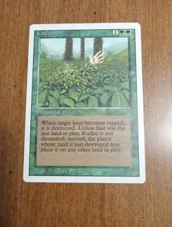 1994 Magic: The Gathering - Revised(3rd) - KUDZU - Vintage Rare - NM - Image 1