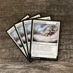 MTG 4x Wanderer's Strike x4 LP War of the Spark - Image 1