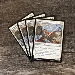 MTG 4x Sunblade Angel x4 LP War of the Spark - Image 1