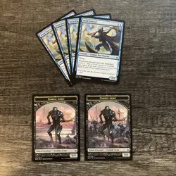 MTG 4x Aven Eternal 2x Zombie Army Token LP War of the Spark - Image 1