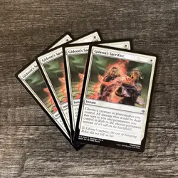 MTG 4x Gideon's Sacrifice x4 LP War of the Spark - Image 1