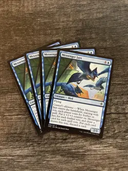 MTG 4x Messenger Jays x4 LP Conspiracy 2: Take the Crown - Image 1
