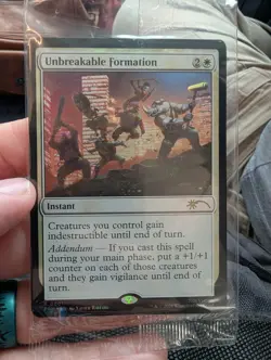 Unbreakable Formation MTG x Teenage Mutant Ninja Turtles Foil Promo SEALED NYCC - Image 1
