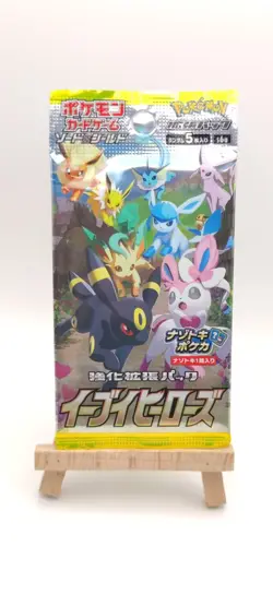 Pokemon TCG Eevee Heroes Japanese Booster Pack Factory Sealed - Image 1