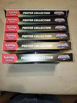 Box of 6: Pokemon TCG: Prismatic Evolutions poster Collection box - Sealed - Image 1