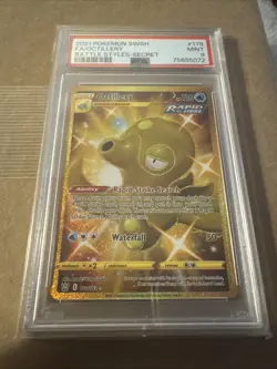 PSA 9 MINT 2021 Pokemon Battle Styles OCTILLERY #178 Full Art Secret Gold Rare - Image 1