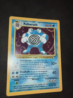 1999 Pokemon Unlimited Dutch Base Set Holo Near Mint Poliwrath - Image 5