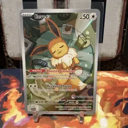 Eevee Pokemon Center Exclusive SVP 173 Pokemon Scarlet and Violet Promo NM - Image 1