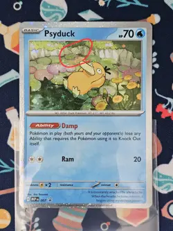 Swirl Pokemon Psyduck & Golduck Promos Mega Evolution 007/008 - Image 2