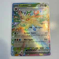 Pokemon TCG Leafeon EX 006/131 Prismatic Evolutions Double Rare - Image 1