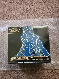Pokemon TCG Mega Evolution POKEMON CENTER Elite Trainer Box Mega Lucario - Image 1