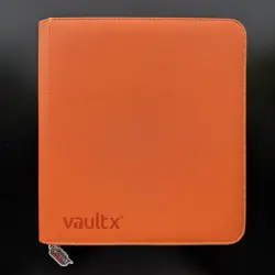 Pokemon Vault X 9 Pocket Zip Binder SV3 Obsidian Flames 2023 Orange Zip Tag - Image 1