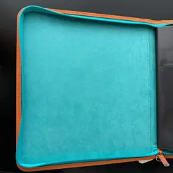 Pokemon Vault X 9 Pocket Zip Binder SV3 Obsidian Flames 2023 Orange Zip Tag - Image 3