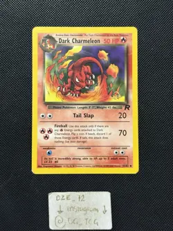 Pokemon WOTC PROMO - Dark Charmeleon - 32/82 - “ W “ Craft STAMP Promo - LP - Image 1
