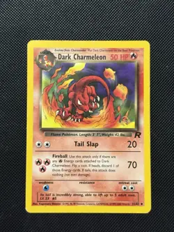 Pokemon WOTC PROMO - Dark Charmeleon - 32/82 - “ W “ Craft STAMP Promo - LP - Image 2