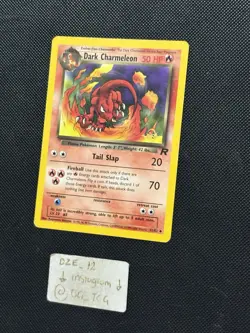 Pokemon WOTC PROMO - Dark Charmeleon - 32/82 - “ W “ Craft STAMP Promo - LP - Image 4