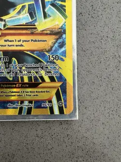Primal Kyogre EX 96/98 Shiny Full Art Ancient Origins Pokemon TCG - Image 5