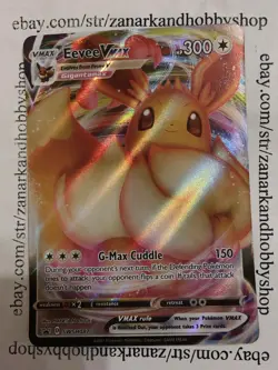 Pokemon Eevee VMAX SWSH087 Black Star Promo NM - Image 1