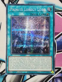 Primite Lordly Lode mp25-en114 1st Edition Prismatic-Secret Rare Yu-Gi-Oh! - Image 1