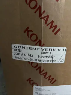 YUGIOH GHOSTS FROM THE PAST 2 CASE UNOPENED/KONAMI SEAL - Image 1
