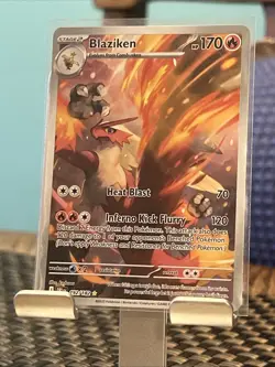 Blaziken 192/182 Destined Rivals Illustration Rare 2025 Pokemon TCG Card NM - Image 1