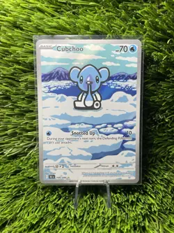 Pokemon TCG - Cubchoo IR 109/086 - SV: Black Bolt (BLK) - NM Card - Image 1