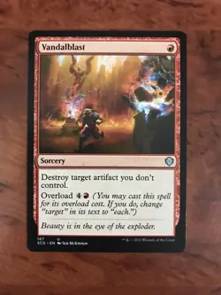 Vandalblast MTG Magic the Gathering Card NM Near Mint Starter Commander SCD - Image 1