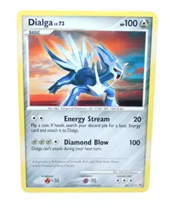 Dialga 23/127 Regular Rare Platinum Base Set 2009 - Pokemon Card TCG (LP) - Image 1