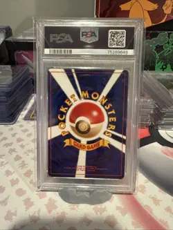 Pokemon Mew TCG Japanese Fossil Holographic Rare Card PSA 9 - Image 2