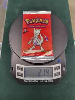 Pokemon Cards - Sealed Base 2 Set Booster Pack - Mewtwo 21.4g- Heavy - Image 1