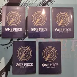 One Piece English Cards Bundle Alt Art Events X5 See Description - Image 2