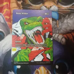 Beast Within Borderless 0033 Marvel’s Spider-Man Magic MTG MAR NM Non Foil - Image 1