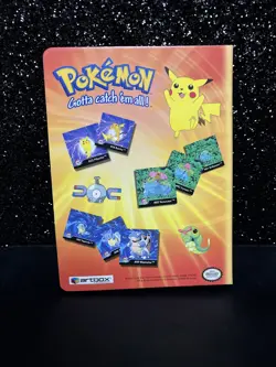 Binder + 32 Cards Vintage Pokemon Action Flipz Album Premier Series 1 Lenticular - Image 2