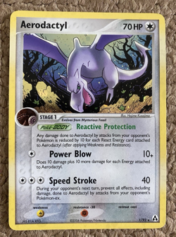 Pokemon TCG - Aerodactyl Holo - 1/92 - EX Legend Maker - LP - Image 1