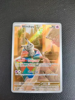 Pokemon TCG - Mimikyu Black Star Promo SVP 075 Paldean Fates - Image 1