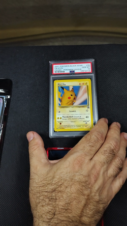 ✨ PSA 10 Pokemon Pikachu #26 Black Star LOW POP 362 and NEW Hard Case - Image 2