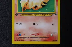 Growlithe 68/105 LP 1st Edition Neo Destiny Common Pokemon TCG 2000 - Image 4