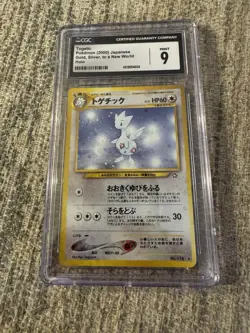 Togetic Holo Rare #176 2000 Neo Genesis Japanese Pokemon CGC 9 - Image 1
