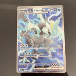 2024 Pokemon Surging Sparks #218/191 Black Kyurem ex ULTRA RARE Full Art NM - Image 1
