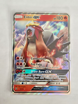 Pokemon Entei GX 10/73 Ultra Rare Holo Shining Legends NM/Mint - Image 1