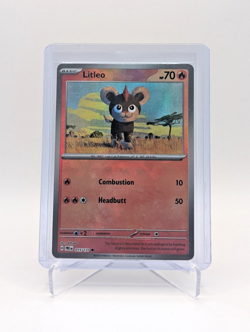 Pokemon TCG Litleo (Master Ball Pattern) - 015/131 - SV: Prismatic Evolutions NM - Image 2