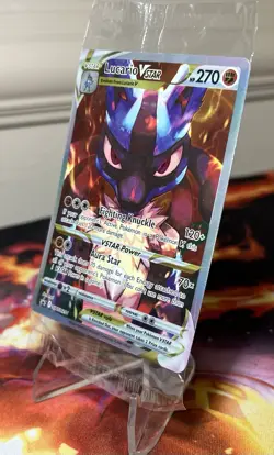 Pokemon TCG Crown Zenith - Lucario VSTAR - Black Star Promo #SWSH291 (Sealed) - Image 3