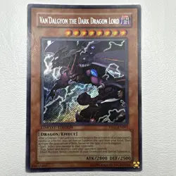 Van'Dalgyon The Dark Dragon Lord YR01-EN001 Secret Rare Limited Edition LP- - Image 1