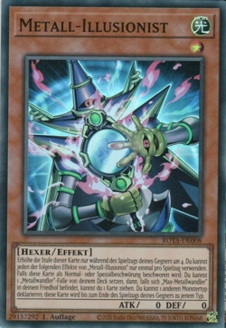 yugioh 1x METALL ILLUSIONIST ROTA-DE008 SUPER RARE 1AUFLAGE DEUTSCH - Image 1
