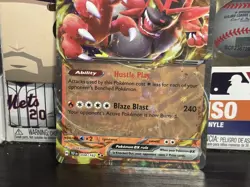 Pokemon TCG Temporal Forces - Incineroar EX #34/162 - Double Rare Holo Card - Image 3
