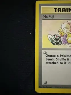 Pokemon TCG Mr. Fuji 58/62 Fossil Trainer Card Base Set Original Card 1999 - Image 3