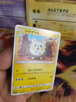 Pokemon Karte Card Togedemaru Sun & Moon Promo Black Star japanese NM - Image 2