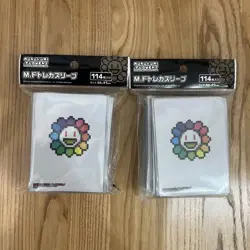 Takashi Murakami M.F Trading Card Sleeve 108 Flower 114 pieces 2 set JP - Image 1