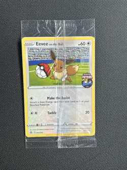 Eevee On The Ball 002/005 Exclusive Futsal Promo Pokemon Card TCG Factory Sealed - Image 1