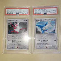 Alto Mare s Latios Latias 10th Movie Promo SEQ Pokemon Card Japanese 2007 PSA 10 - Image 1